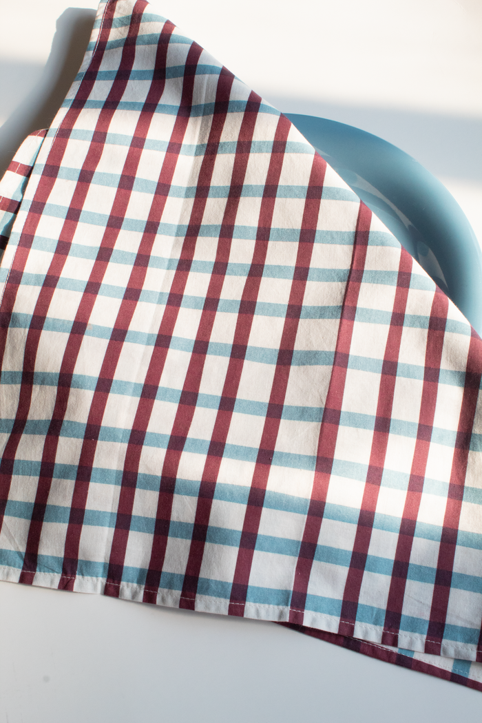 Gingham Organic Cotton Napkins Set of 4
