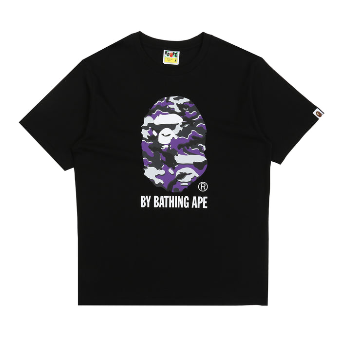 Glitch Woodland Camo Ape T-Shirt - Black
