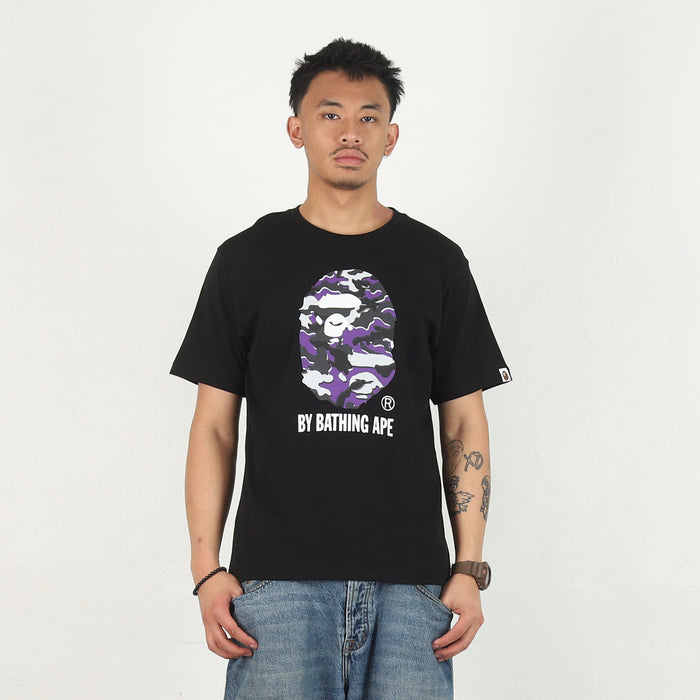 Glitch Woodland Camo Ape T-Shirt - Black