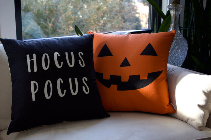 Glow in the Dark Spooky Season Halloween Pillow