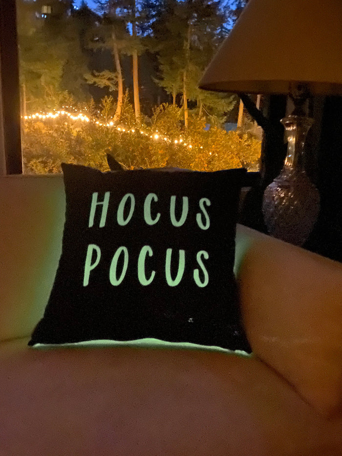 Glow in the Dark Spooky Season Halloween Pillow