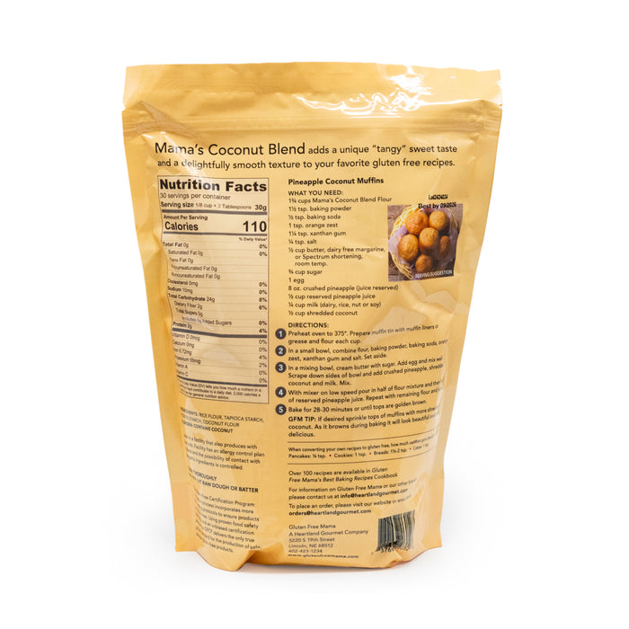 Gluten Free Coconut Flour  | 2 lb | Gluten Free Mama | 6052