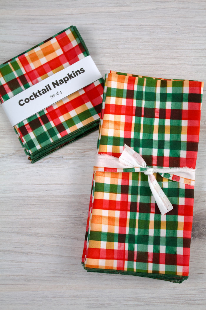 Gnome Plaid Napkins