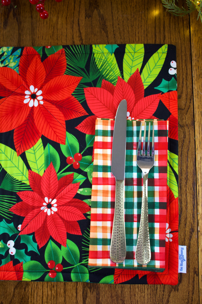 Gnome Plaid Napkins