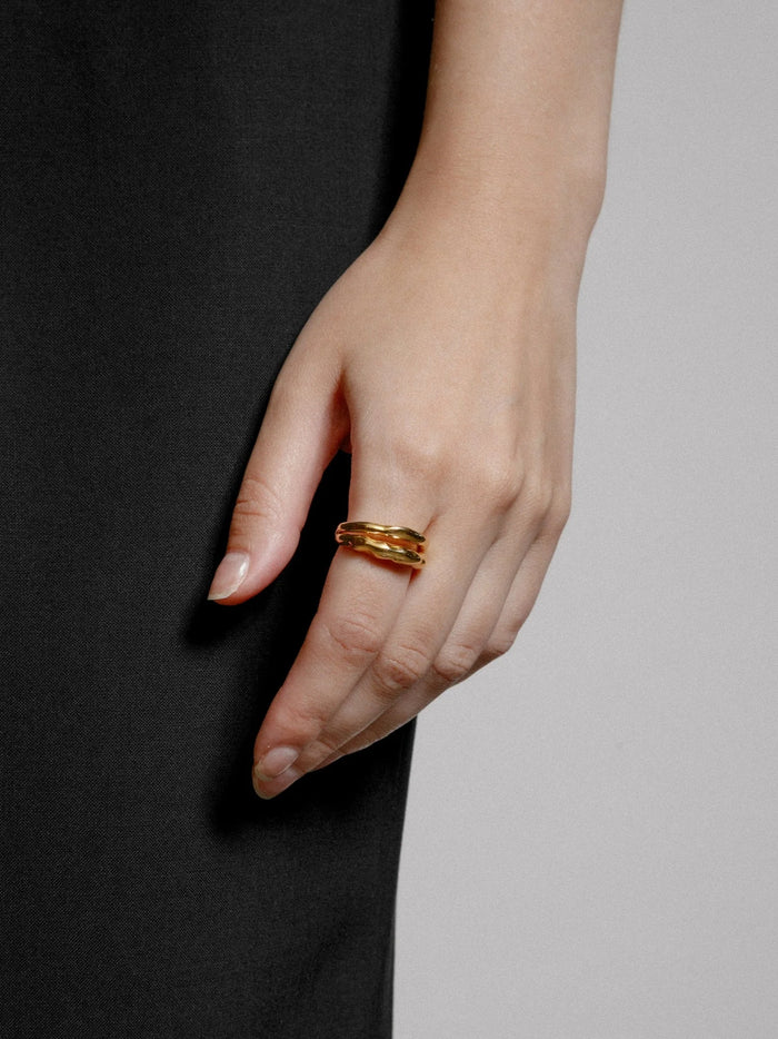 Gold Cassie Ring