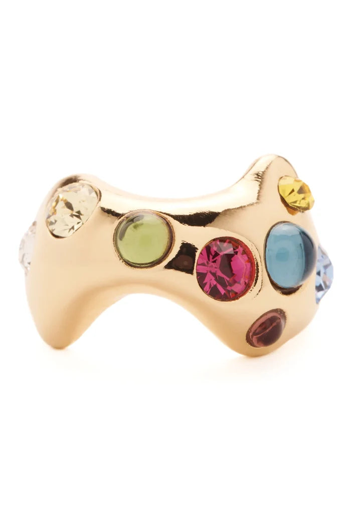Gold Multi Bat Ring