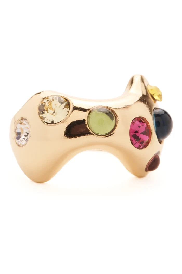 Gold Multi Bat Ring