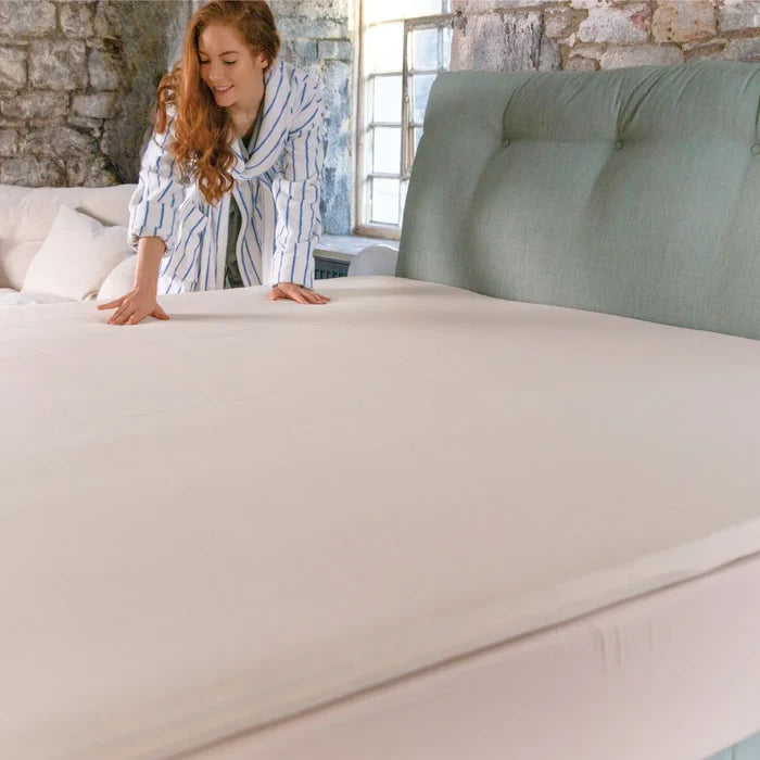 Graphite Latex Mattress Topper - Putnams UK OEKO TEX natural