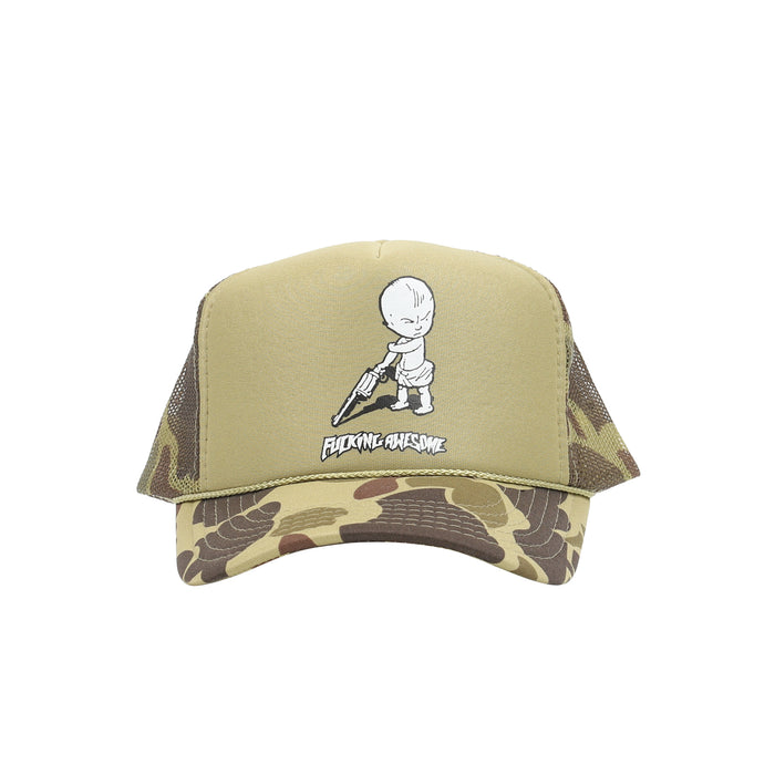 Gun Baby Soft Foam Trucker Hat - Camo