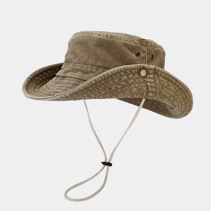 Gwen everyday adventure bucket hat with wide brim and adjustable chin strap