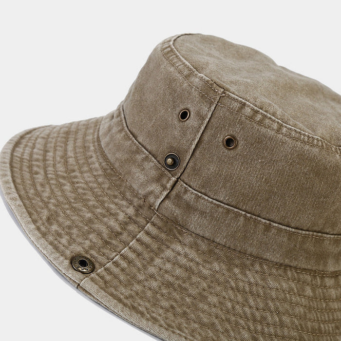 Gwen everyday adventure bucket hat with wide brim and adjustable chin strap