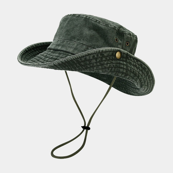 Gwen everyday adventure bucket hat with wide brim and adjustable chin strap
