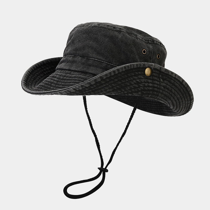 Gwen everyday adventure bucket hat with wide brim and adjustable chin strap