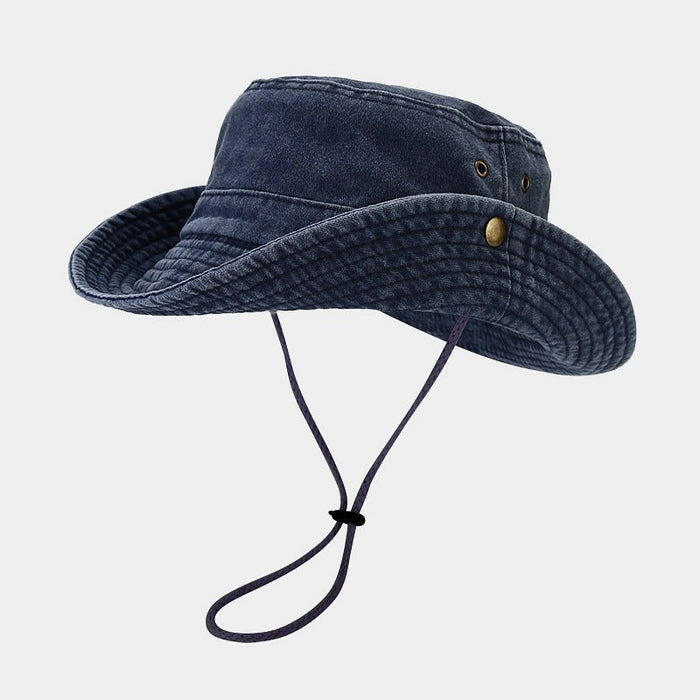 Gwen everyday adventure bucket hat with wide brim and adjustable chin strap