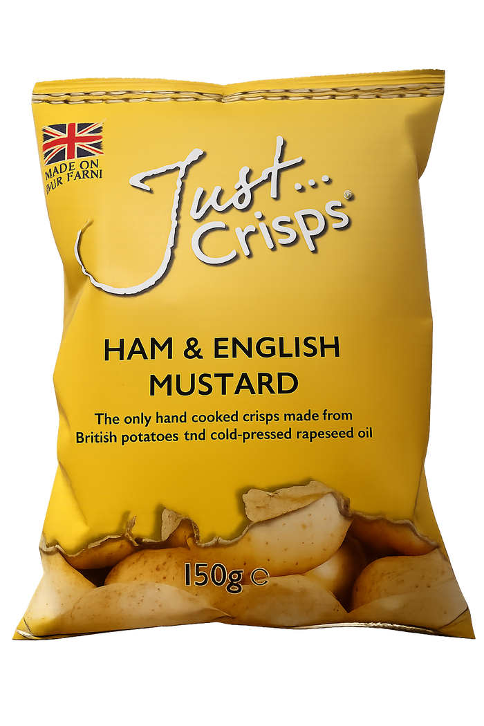 Ham & English Mustard Crisps 150g (Case of 12)