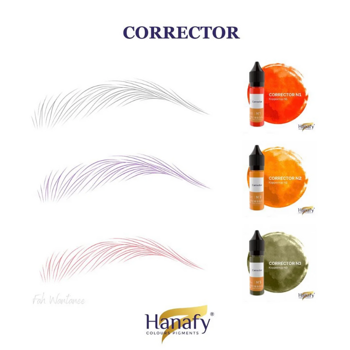 Hanafy - CORRECTOR N2 - Warm Yellow, 15ml