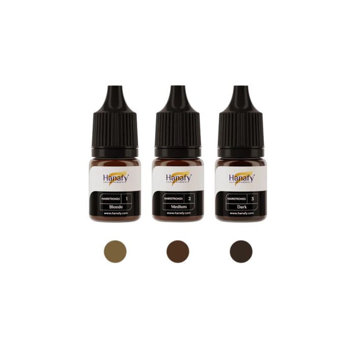 Hanafy - HAIRSTROKES Pigment Mini Set, 3 x 5ml