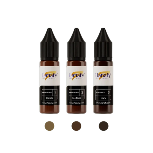 Hanafy - HAIRSTROKES Pigment Set, 3 x 15ml