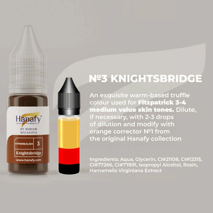 Hanafy - HYPERREALISM Brow Pigment - Knightsbridge, 10ml