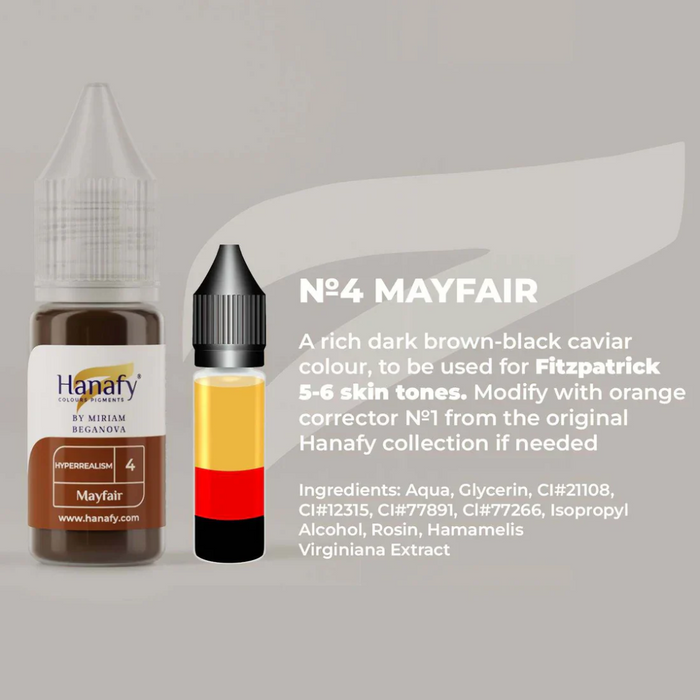 Hanafy - HYPERREALISM Brow Pigment - Mayfair, 10ml