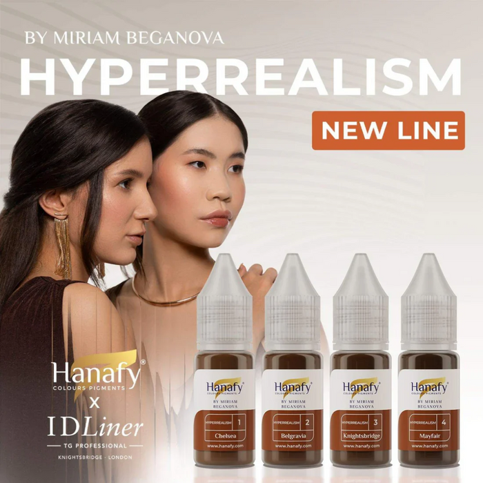 Hanafy - HYPERREALISM Brow Pigment Set, 4 x 10ml