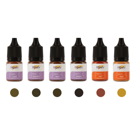 Hanafy - MINERAL Brow Pigment Mini Set, 6 x 5ml