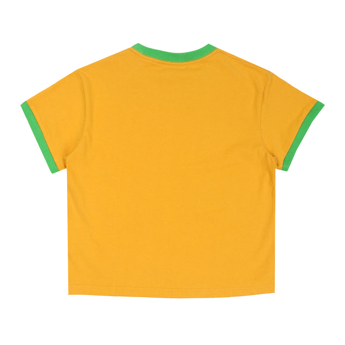 Hearts Girls T-Shirt - Yellow