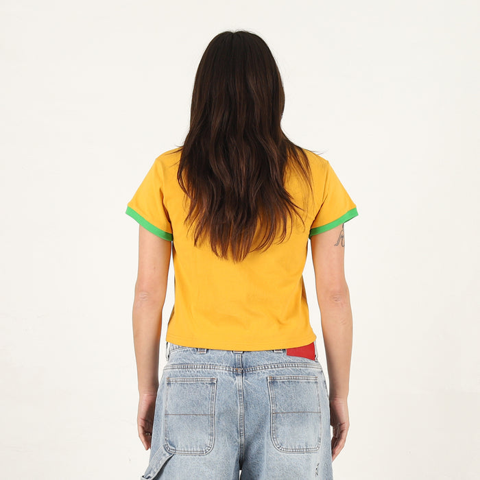Hearts Girls T-Shirt - Yellow