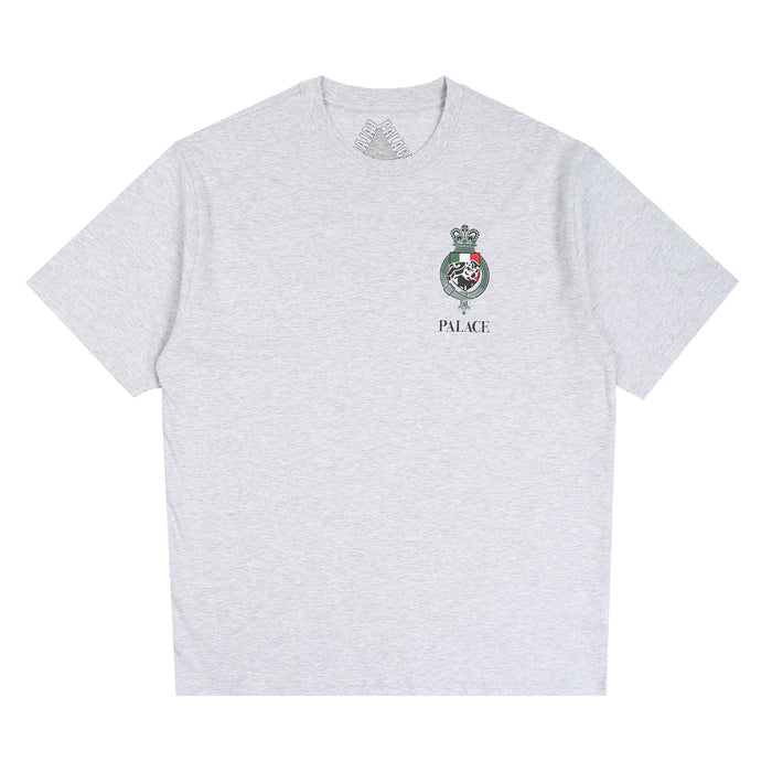 Heavy Crest T-Shirt - Grey Marl