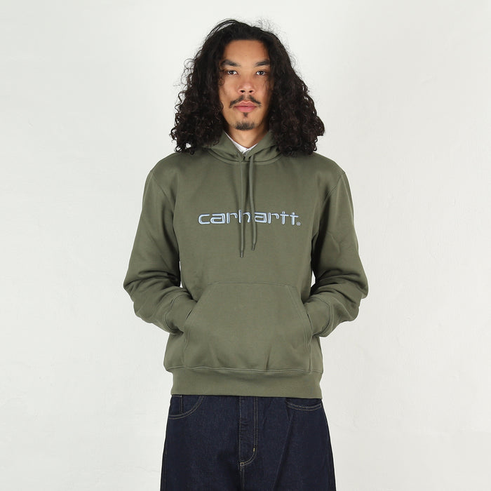 Hooded Carhartt Sweat - Leaf / Tourmaline