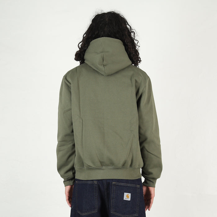 Hooded Carhartt Sweat - Leaf / Tourmaline