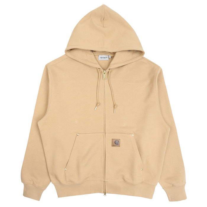 Hooded Eldon Sweat Jacket - Dusty H Brown