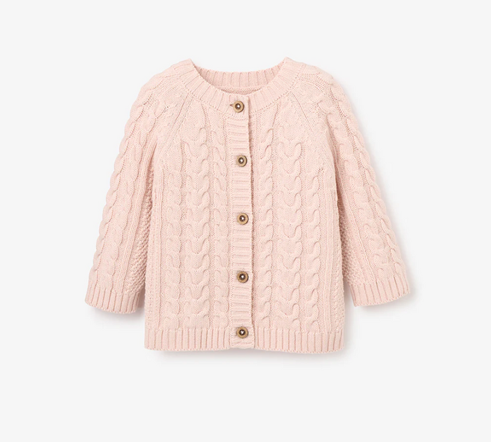 Horseshoe Cable Knit Sweater - Premium Infant Wear from Elegant Baby - Just $46! Shop now at Pat's Monograms