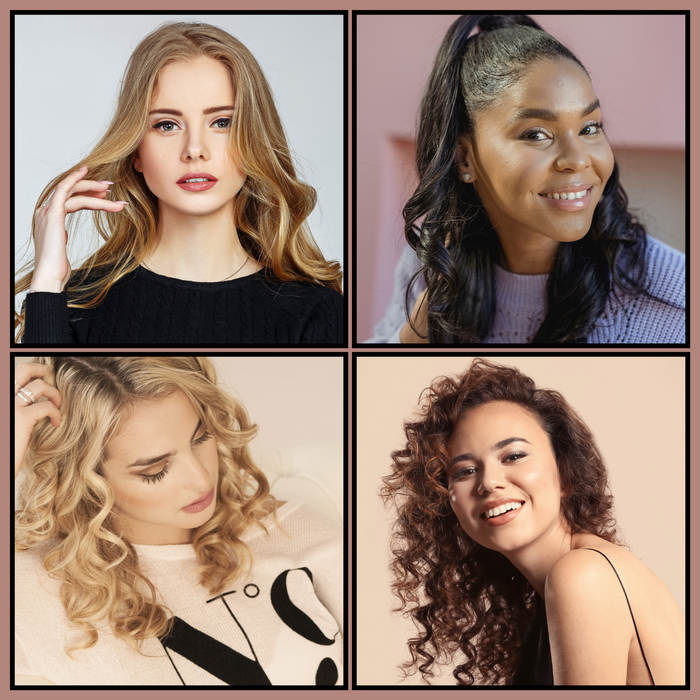 Hot & Hotter 4 in 1 Adjustable Multi-Waver, 1 Count, Black & Rose Gold