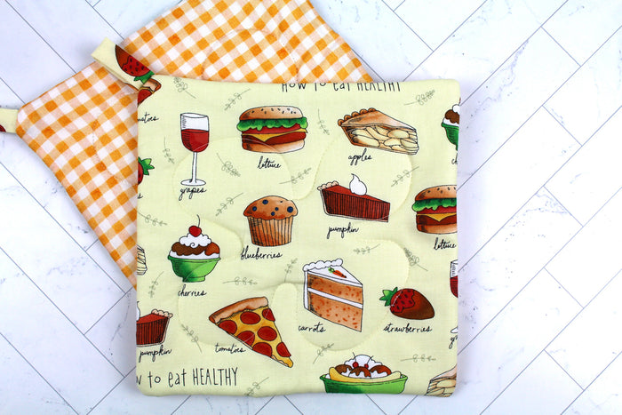 How to Eat Healthy Potholder