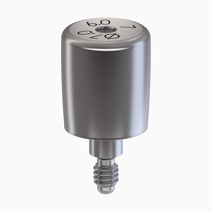 I-HEXMRT™ Healing Abutment, 6.0 Con, 7.0 mm Cuff for Ø7.0