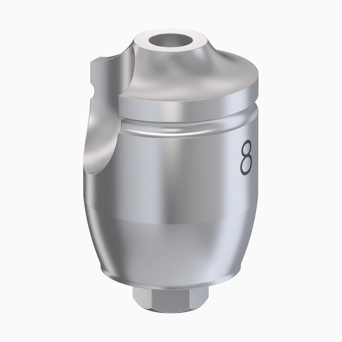 I-HEXMRT™ Internal Hex Impression Coping, UWD, Closed Tray, Contour, Ø8.0/9.0, F8.0 mm