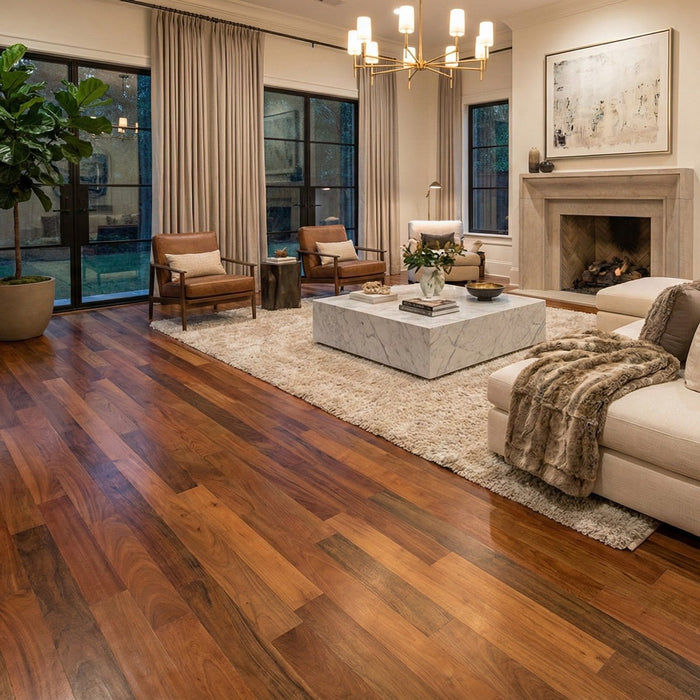 Ipe (Brazilian Walnut) Solid Flooring 0.75″ x 4″ Prefinished Satin, $7.45/sqft - Advantage Lumber