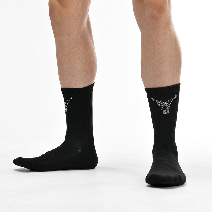 IRONGEAR Outline Crew Socks 2 Pack - IRONGEAR Fitness