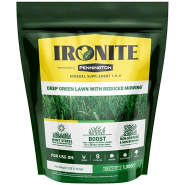 Ironite Mineral Supplement 1-0-0 Fertilizer | Deep Green Lawn Color - Seed World