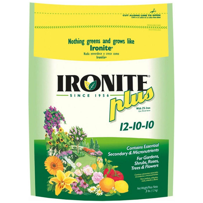 Ironite Plus 12-10-10 Lawn & Plant Food - 3 Lbs. - Seed World