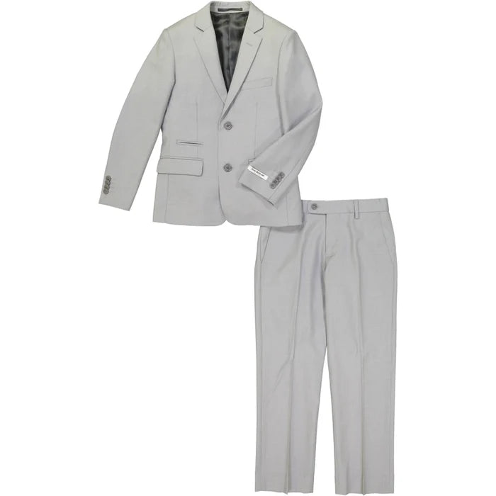 Isaac Mizrahi Lt. Grey 2 Pc. Wool Blend Suit
