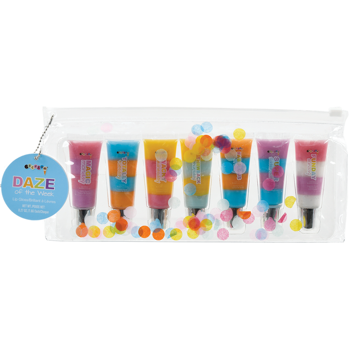 Iscream Days of the Week Lip Gloss Set