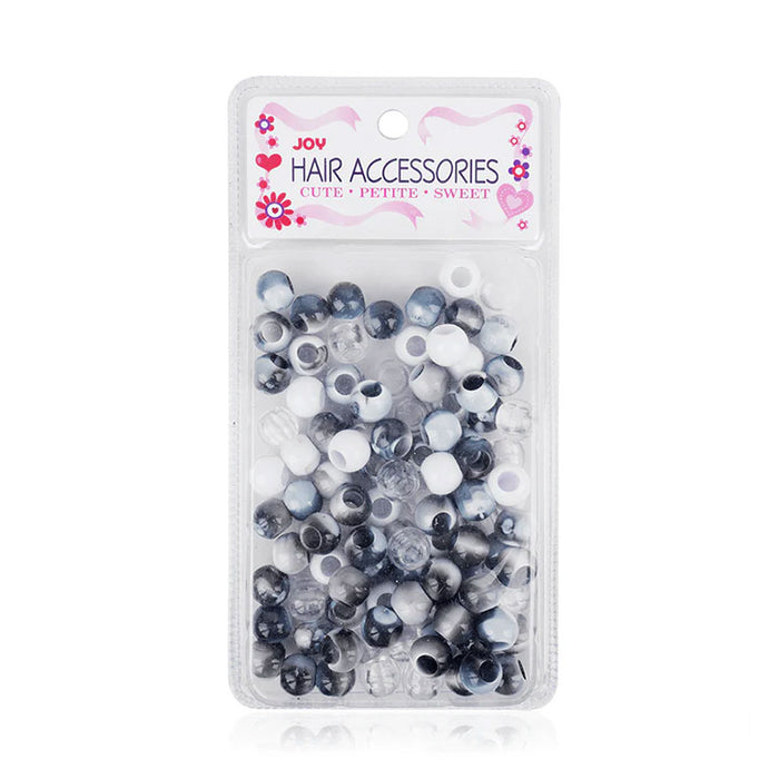 Joy #01918 Round Beads X Large [Black 2 Tone]
