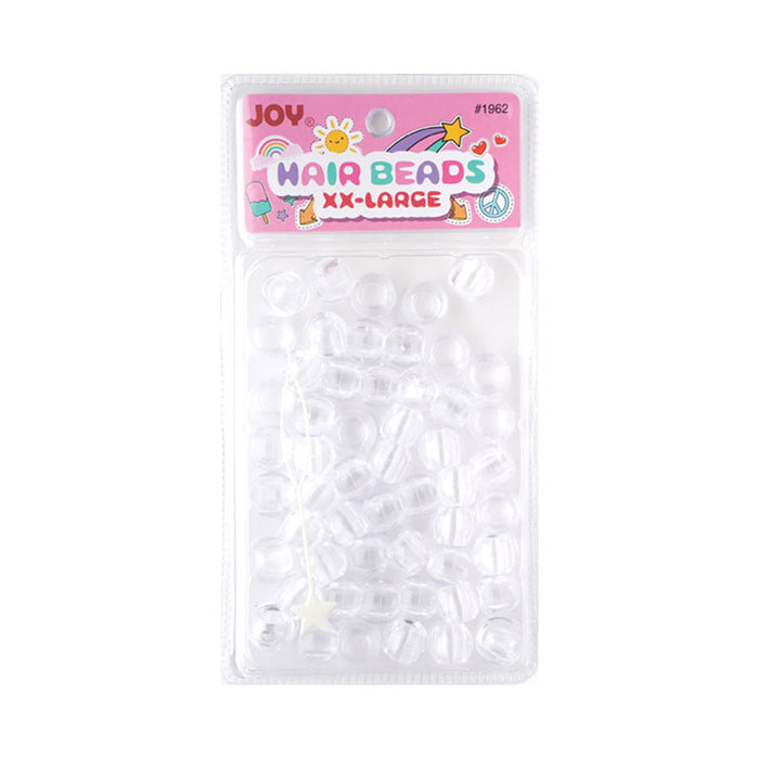 Joy #01962 Round Beads Xx Large [Clear]