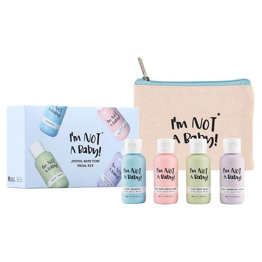 JOYFUL BATH TIME TRIAL KIT - Kit Travel Sampon,Balsam, Gel De Dus Si Lotiune - skinseen.ro