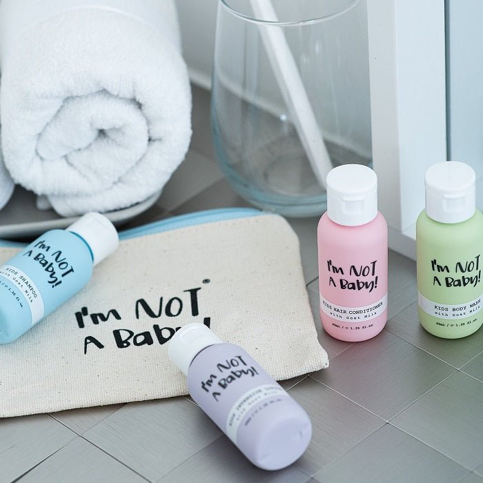 JOYFUL BATH TIME TRIAL KIT - Kit Travel Sampon,Balsam, Gel De Dus Si Lotiune - skinseen.ro