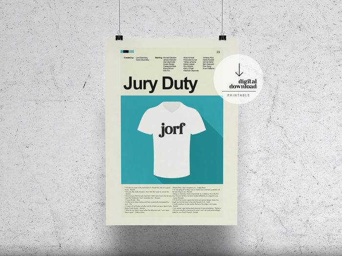 Jury Duty | DIGITAL ARTWORK DOWNLOAD