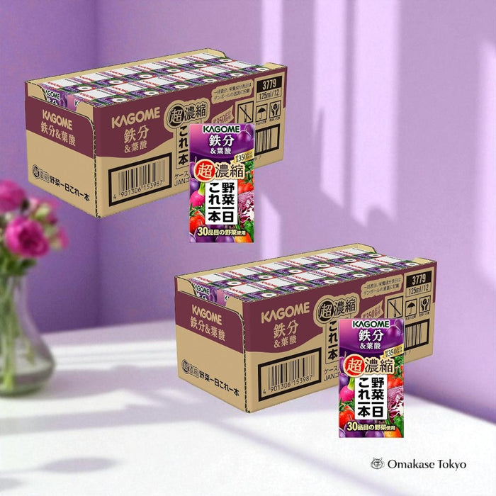Kagome Iron & Folic Acid 1 Piece Per Day 24 Bottles