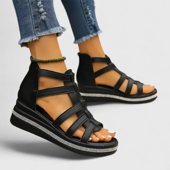 Kendall | Comfortable Strass Sandals